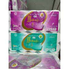 Giấy Vệ Sinh HÀ NỘI 3 Lớp Mềm Mịn Dai/ Bịch 10 Cuộn, 1.6kg.