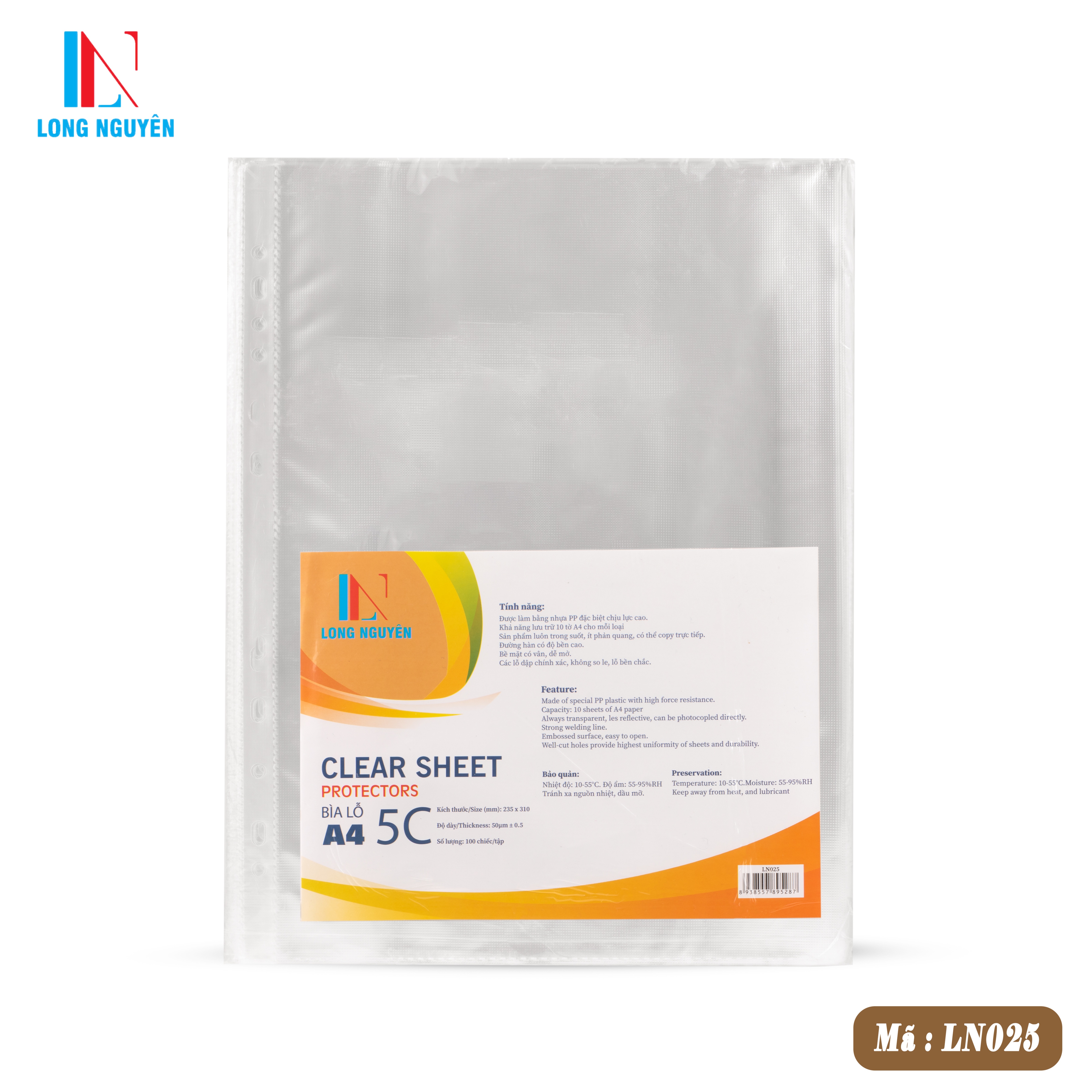 Sơ mi lỗ A4 dày ( 5C) _ LN025