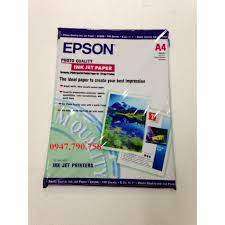 Giấy in ảnh Epson A4 100 tờ