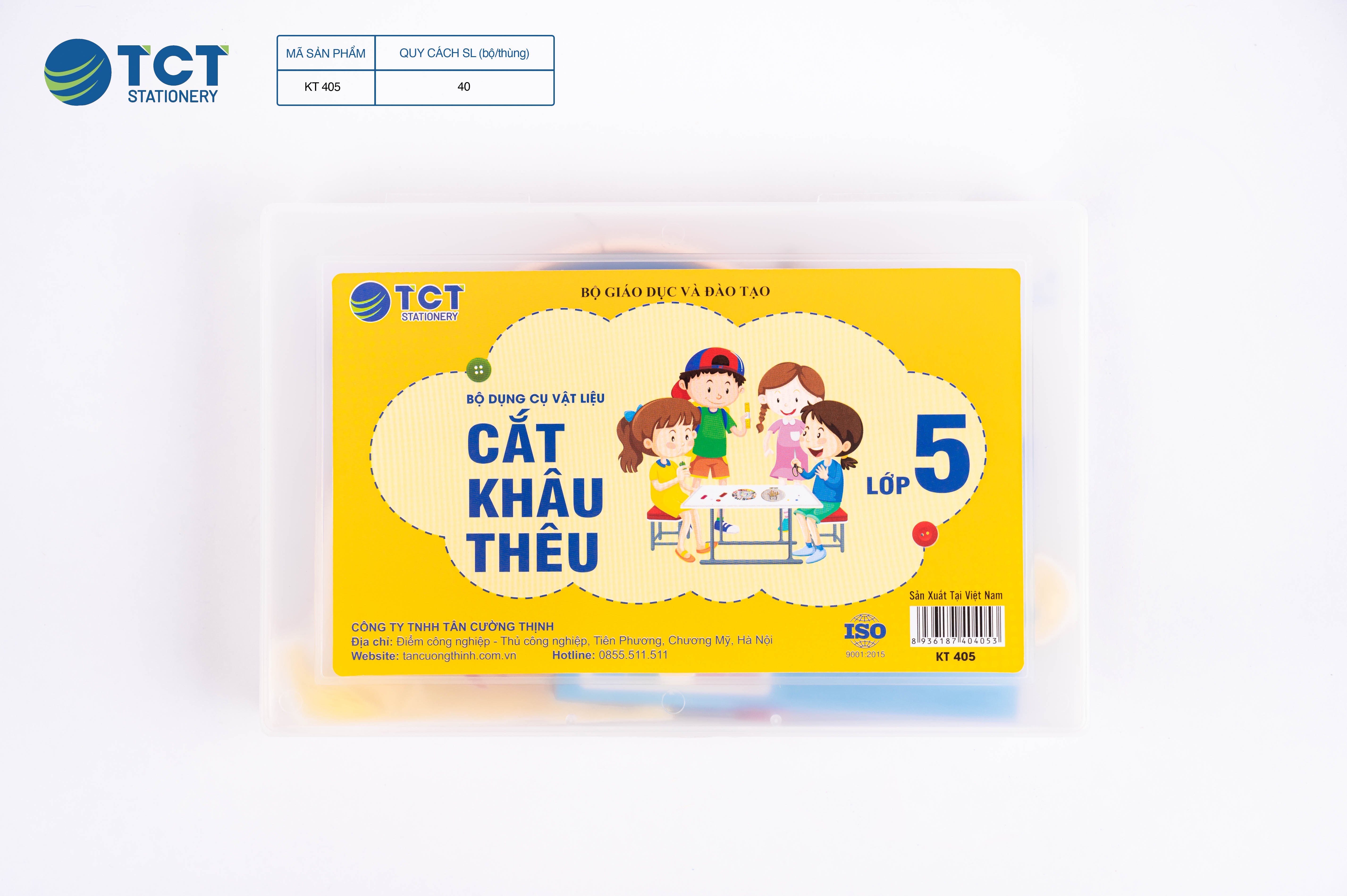 Bộ dụng cụ vật liệu cắt khâu thêu 5 - KT 405