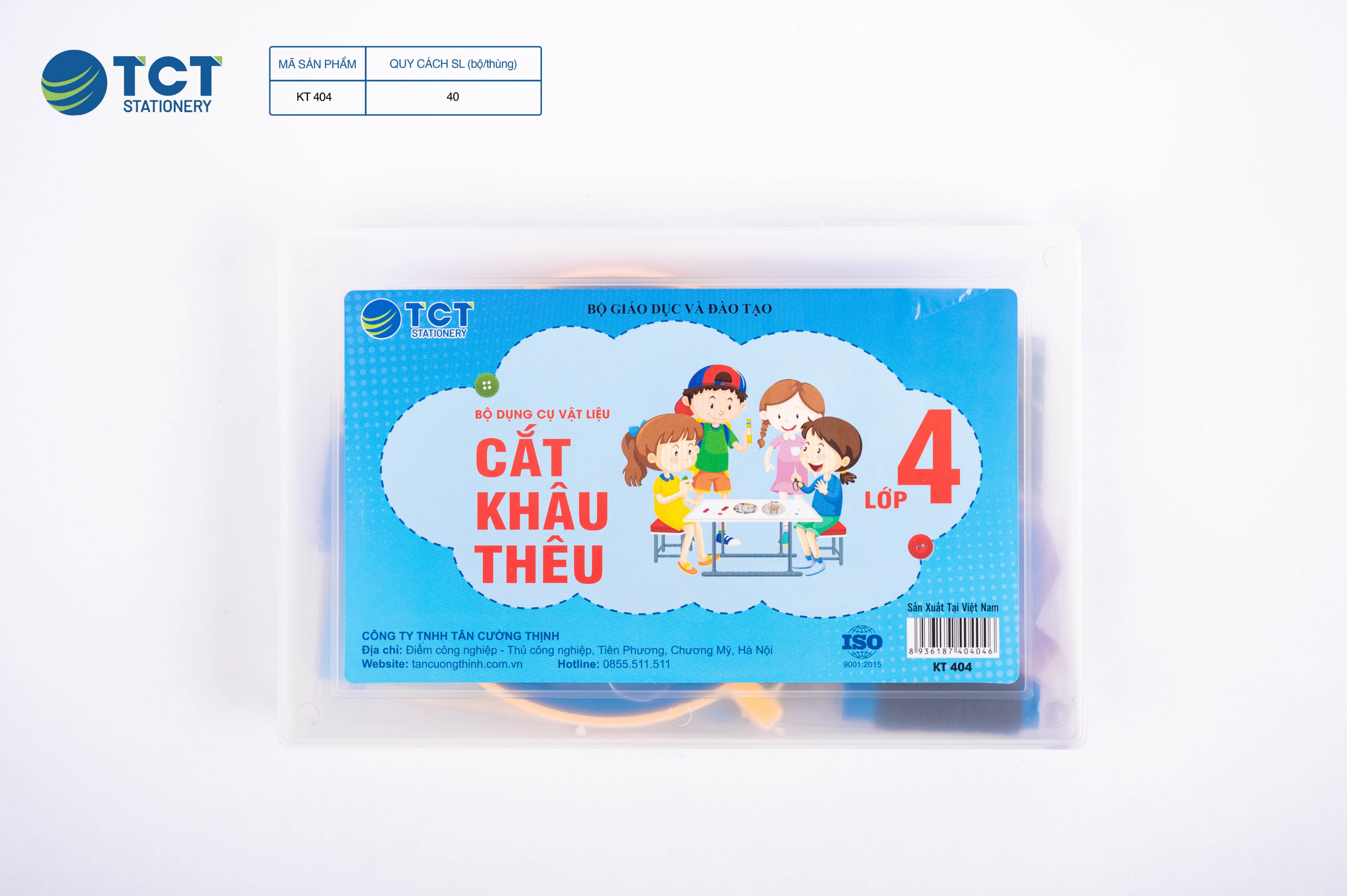 Bộ dụng cụ vật liệu cắt khâu thêu 4 - KT 404