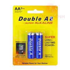 Pin tiểu 2A Double A - Vỉ 2 viên