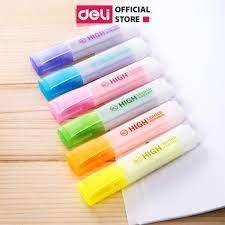 Bút highlight đánh dấu nhớ dòng dạ quang Deli - S625