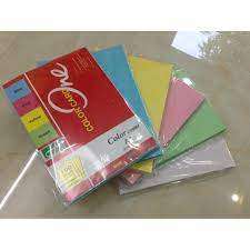 Bìa màu A4 ĐL160gsm