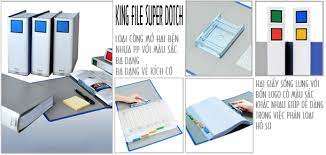 File khóa hôp Kingjim A4 (10cm mở 2 đầu)