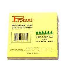 TẬP GIẤY GHI CHÚ,GIẤY NHỚ PRONOTI SIZE 3 x 3
